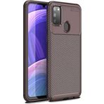 Case 4U Samsung Galaxy ile uyumlu M21 Kılıf Rugged Armor Karbon Uzun Ömürlü Negro Kılıf Kahverengi HBV000015TJD5