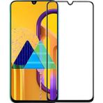 Case 4U Samsung Galaxy ile uyumlu M21 Kılıf Tam Kaplayan 9h Tam Kaplayan Fiber Nano Ekran Koruyucu Cam HBCV00000SO20L