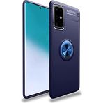 Case 4U Samsung Galaxy ile uyumlu M31S Kılıf Autofocus Shockprof Ravel Yüzüklü Standlı Slikon Kapak Lacivert HBV000011HNQ9