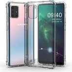 Case 4U Samsung Galaxy ile uyumlu M31S Kılıf Darbe Emici Köşe Korumalı Anti Shock Şeffaf Silikon Şeffaf HBCV00000BNI7R
