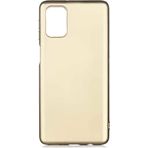 Case 4U Samsung Galaxy ile uyumlu M31S Kılıf Klasik Mat Renkli Yumuşak Premier Silikon Gold HBCV000008FMKE