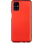 Case 4U Samsung Galaxy ile uyumlu M31S Kılıf Klasik Mat Renkli Yumuşak Premier Silikon Kırmızı HBV000011HNQF