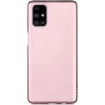 Case 4U Samsung Galaxy ile uyumlu M31S Uyumlu Kılıf Klasik Mat Renkli Yumuşak Premier Silikon Rose Gold HBV000011HNQD
