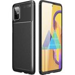 Case 4U Samsung Galaxy ile uyumlu M51 Kılıf Rugged Armor Karbon Uzun Ömürlü Negro Kılıf Siyah HBCV000006E4RV