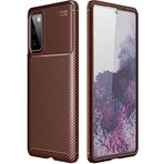 Case 4U Samsung Galaxy ile uyumlu S20 FE Kılıf Rugged Armor Karbon Uzun Ömürlü Negro Kılıf Kahverengi HBV000013NM9O