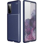 Case 4U Samsung Galaxy ile uyumlu S20 FE Kılıf Rugged Armor Karbon Uzun Ömürlü Negro Kılıf Lacivert HBV000013NM9N