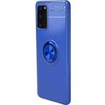 Case 4U Samsung Galaxy ile uyumlu S20 Kılıf Autofocus Shockprof Ravel Yüzüklü Standlı Slikon Kapak Lacivert HBV00000S9AHR