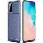 Case 4U Samsung Galaxy ile uyumlu S20 Kılıf Rugged Armor Karbon Uzun Ömürlü Negro Kılıf Lacivert HBCV00000Q0OXW