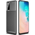 Case 4U Samsung Galaxy ile uyumlu S20 Kılıf Rugged Armor Karbon Uzun Ömürlü Negro Kılıf Siyah HBCV00000Q0OIU