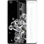 Case 4U Samsung Galaxy ile uyumlu S20 Plus Tam Kaplayan 6D Polymer Ekran Koruyucu Temperli Cam 9h Nano Esnek Siyah HBCV00000SO225