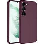 Case 4U Samsung Galaxy ile uyumlu S23 Kılıf Kamera Korumalı Içi Kadife Logosuz Mara Lansman Silinebilir Kılıf Koyu Mor HBCV00003RGC0M
