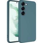 Case 4U Samsung Galaxy ile uyumlu S23 Plus Kılıf Kamera Korumalı Içi Kadife Logosuz Mara Lansman Silinebilir Kılıf Koyu Yeşil HBCV00003RGC0V