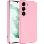 Case 4U Samsung Galaxy ile uyumlu S23 Plus Kılıf Kamera Korumalı Içi Kadife Logosuz Mara Lansman Silinebilir Kılıf Pembe HBCV00003RGC0Y