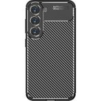 Case 4U Samsung Galaxy ile uyumlu S23 Plus Kılıf Karbon Desenli Sert Silikon Negro Arka Kapak Siyah HBCV00003NYKZY