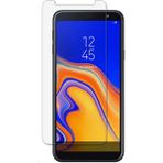 Case 4U Samsung Galaxy J4 Plus Uyumlu Tamperli Kırılmaz Cam Ekran Koruyucu - Şeffaf