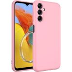Case 4U Samsung Galaxy M14 Kılıf Kamera Korumalı Içi Kadife Logosuz Mara Lansman Silinebilir Kılıf Pembe