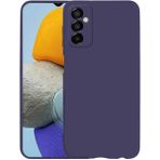 Case 4U Samsung Galaxy M23 Uyumlu Kılıf Klasik Mat Renkli Yumuşak Premier Silikon Lacivert