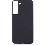 Case 4U Samsung Galaxy S22 Plus Uyumlu Kılıf Klasik Mat Renkli Yumuşak Premier Silikon Siyah