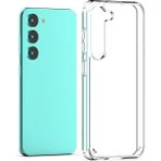 Case 4U Samsung Galaxy S23 Kılıf Şeffaf Sert Sararmaz Coss Kapak Şeffaf