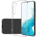 Case 4U Samsung Galaxy S23 Plus Uyumlu Kılıf Kamera Korumalı Yumuşak Şeffaf Ince Süper Silikon