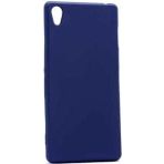 Case 4U Sony Xperia Z3 Kılıf Klasik Mat Renkli Yumuşak Premier Silikon Lacivert