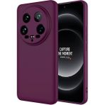 Case 4u Xiaomi Mi 14 Ultra Kılıf Kamera Korumalı Içi Kadife Logosuz Mara Lansman Silinebilir Kılıf Koyu Mor