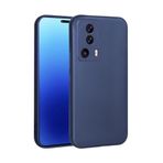 Case 4U Xiaomi Mi ile uyumlu 13 Lite Kılıf Kamera Korumalı Premier Silikon Lüks Ince Mat Renkli Yumuşak Silikon Kapak Lacivert HBCV00004G9YJ5