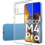 Case 4U Xiaomi Poco M4 Pro 4G Kılıf Kamera Korumalı Yumuşak Şeffaf Ince Süper Silikon