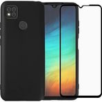Case 4U Xiaomi Redmi ile uyumlu 9C Kobra Ekran Koruyucu Siyah HBCV00000C7F8V