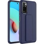 Case 4U Xiaomi Redmi ile uyumlu Note 11 Pro 5g Kılıf Stand Olabilen Mat Yüzey Kaliteli TPU Silikon Qstand Arka Kapak Lacivert HBCV00002LIQVZ