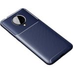 Case 4u Xiaomi Redmi K30 Pro Kılıf Rugged Armor Karbon Desenli Lüx Negro Silikon Arka Kapak Lacivert