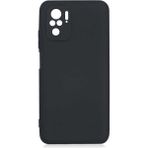 Case 4U Xiaomi Redmi Note 10 Kılıf Kamera Korumalı Içi Kadife Logosuz Mara Lansman Silinebilir Kılıf Siyah