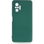 Case 4U Xiaomi Redmi Note 10 Pro Kılıf Kamera Korumalı Içi Kadife Logosuz Mara Lansman Silinebilir Kılıf Koyu Yeşil