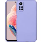 Case 4U Xiaomi Redmi Note 12 Pro 4g Kılıf Kamera Korumalı Içi Kadife Logosuz Mara Lansman Silinebilir Kılıf Lila