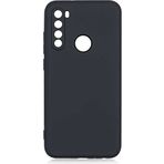 Case 4U Xiaomi Redmi Note 8 Kılıf Kamera Korumalı Içi Kadife Logosuz Mara Lansman Silinebilir Kılıf Siyah