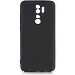 Case 4U Xiaomi Redmi Note 8 Pro Kılıf Kamera Korumalı Içi Kadife Logosuz Mara Lansman Silinebilir Kılıf Siyah