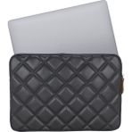 Case Club 14'' Inç Laptop ve Macbook Kılıfı Su Geçirmez Dış Yüzey Darbe Emici Koruma - 2,5cmx35cmx26cm - Siyah
