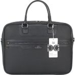 Case Club 2208 Notebook & El Omuz Çantası 15.6 Inç Laptop Bölmeli Omuz Askılı - 40-30-7,5 cm - Siyah