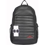 Case Club Basic Laptop Sırt Çantası 15,6 Inç Darbe Emici Koruma Su Geçirmez Kumaş - 15x30x45 - Siyah - Kırmızı