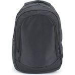 Case Club Basic Siyah Sırt Çantası Su Geçirmez Kumaş Unisex