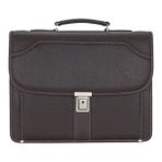 Case Club Erkek Evrak Çantası 15.6'inç Laptop Bölmeli Su Geçirmez Omuz Askılı - 39*30*13 cm - Kahve