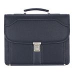 Case Club Erkek Evrak Çantası 15.6'inç Laptop Bölmeli Su Geçirmez Omuz Askılı - 39*30*13 cm - Lacivert