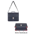 Case Club Erkek Omuz Çantası Organizer ve Laptop Bölmeli 15,6 inç Lacivert