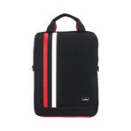Case Club Fonksiyonlu Laptop Sırt El ve Omuz Çantası 15.6'' Mat Destekli Omuz Askılı Su Geçirmez Kumaş - Kırmızı - Beyaz