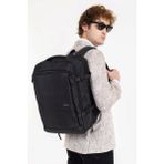 Case Club Körüklü 15.6 Laptop Bölmeli Sırt ve El Çantası - 45*30 cm - Siyah
