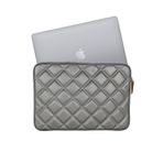 Case Club Macbook Kılıfı 15,6 inç Su Geçirmez Dış Yüzey Darbe Emici Uzay- Gri