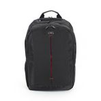 Case Club Siyah Sırt Çantası 17.3’’ Laptop Bölmeli Su Geçirmez Kumaş Siyah