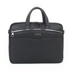 Case Club Slim Laptop Evrak Çantası 13,3'' 14'' inç Omuz Askılı Macbook Air Pro Uyumlu Siyah