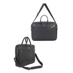 Case Club Unisex Omuz Çantası 17 inç Laptop Bölmeli Omuz Askılı A3 Kağıt Uyumlu Su Geçirmez Dış Yüzey Siyah