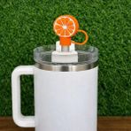 Case Collection Stnly Quencher Termos Için Silikon Pipet Tıpası Kapağı Toz Geçirmez Kapak Şekilli Pipet Başlığı - Turuncu